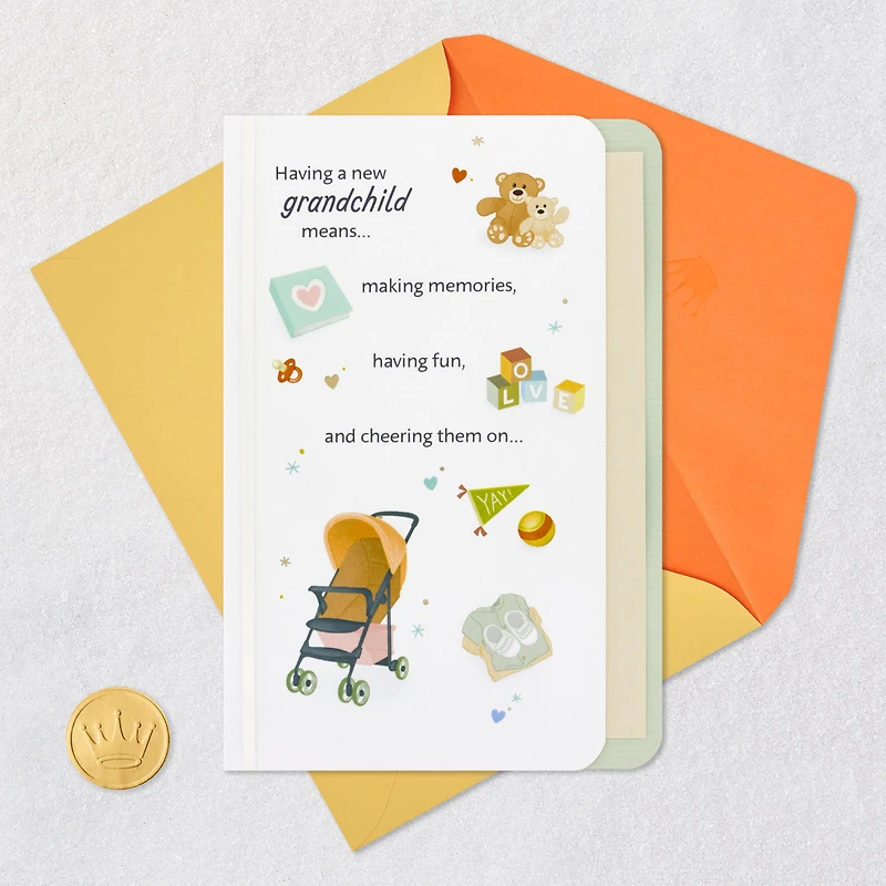 So Much Pride, Love and Joy New Baby Card for Grandparents for only USD 6.99 | Hallmark