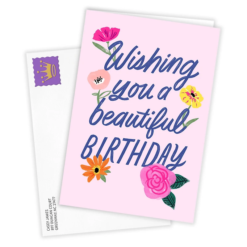 Beautiful Day Wonderful Year Custom Birthday Card for only USD 4.99 | Hallmark