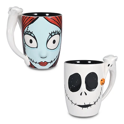 Disney Tim Burton's The Nightmare Before Christmas Jack and Sally Sculpted Mug, 15 oz. for only USD 24.99 | Hallmark