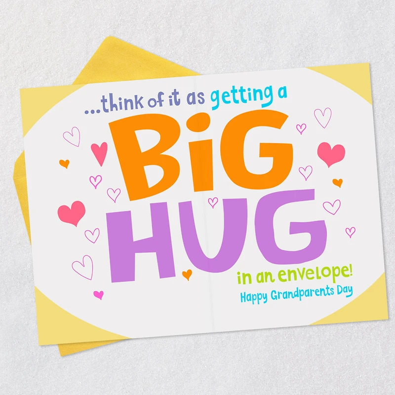 A Big Hug in an Envelope Grandparents Day Card for Great-Grandpa for only USD 2.00 | Hallmark