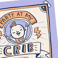 Party at My Crib Funny New Baby Card for only USD 4.49 | Hallmark