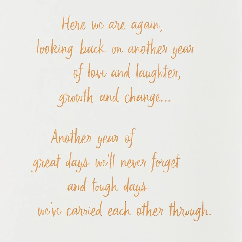 Grateful for Another Year of Us Anniversary Card for Husband for only USD 6.59 | Hallmark