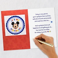 Disney Mickey Mouse Today Is Very Special Birthday Card for Kids With Sticker for only USD 5.59 | Hallmark