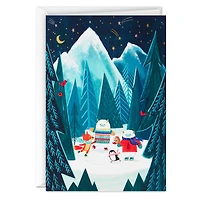 UNICEF Yeti and Friends Ice Skating Boxed Christmas Cards, Pack of 12 for only USD 12.50 | Hallmark