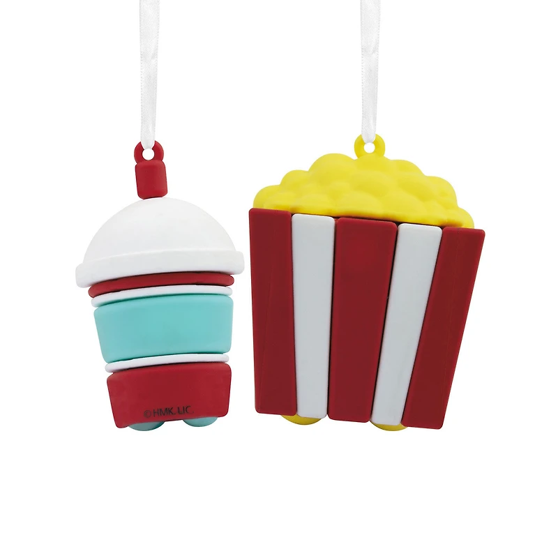 Better Together Popcorn & Slushie Magnetic Hallmark Ornaments, Set of 2 for only USD 11.49 | Hallmark