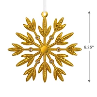 Signature Gold Snowflake Metal Hallmark Ornament for only USD 19.99 | Hallmark