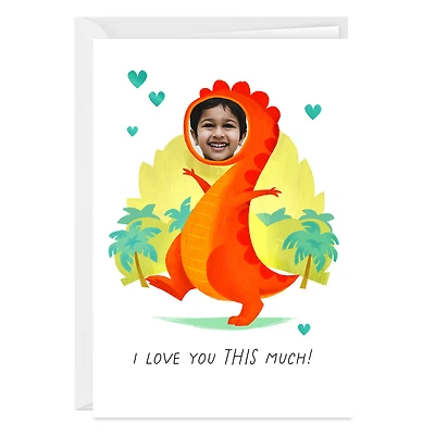 Personalized Fun Dinosaur Face Photo Card for only USD 4.99 | Hallmark