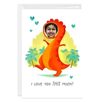 Personalized Fun Dinosaur Face Photo Card for only USD 4.99 | Hallmark