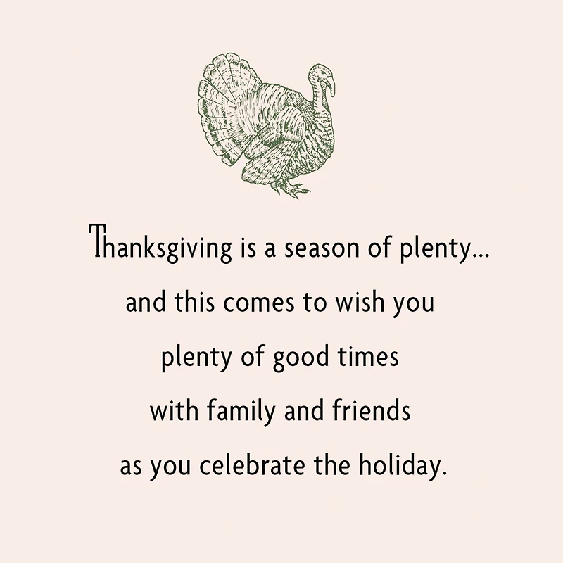Warm Wishes and Blessings Thanksgiving Card for only USD 2.00 | Hallmark