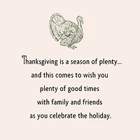 Warm Wishes and Blessings Thanksgiving Card for only USD 2.00 | Hallmark