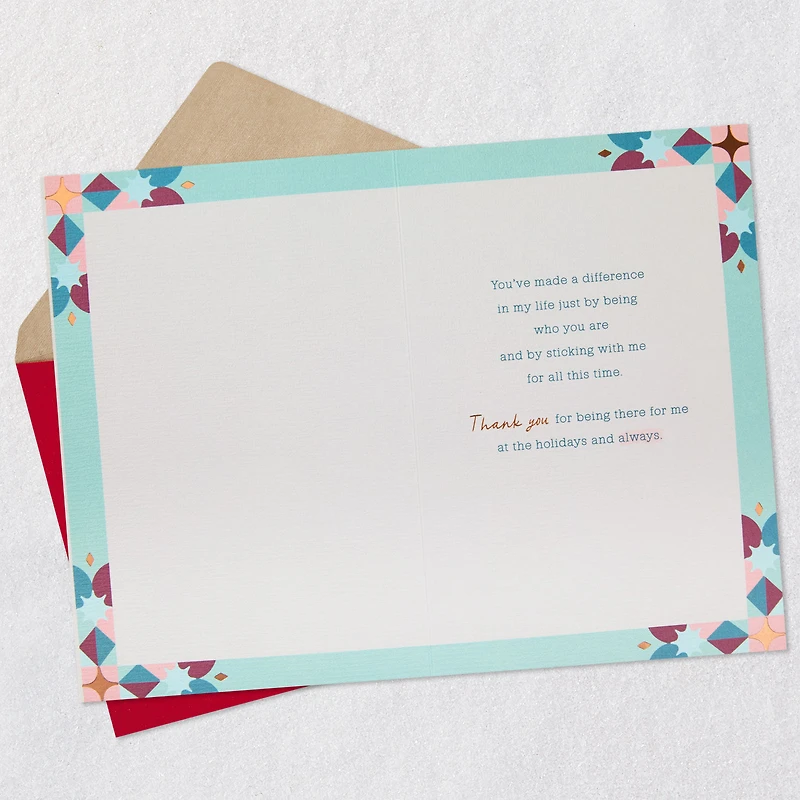 Thank You for Being There Christmas Card for Friend for only USD 7.99 | Hallmark