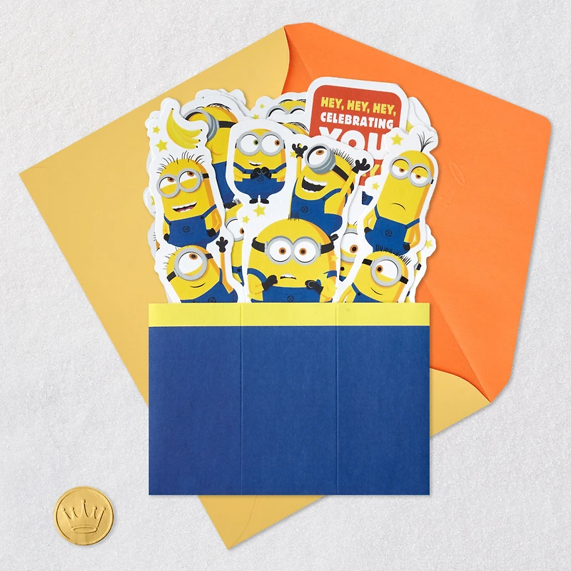Despicable Me Minions Celebrating You 3D Pop-Up Card for only USD 8.99 | Hallmark