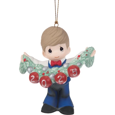 Precious Moments Deck the Halls 2025 Boy Ornament, 3.3" for only USD 39.99 | Hallmark