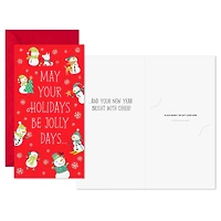Smiling Snowmen and Santas Money Holder Christmas Cards, Pack of 6 for only USD 7.99 | Hallmark