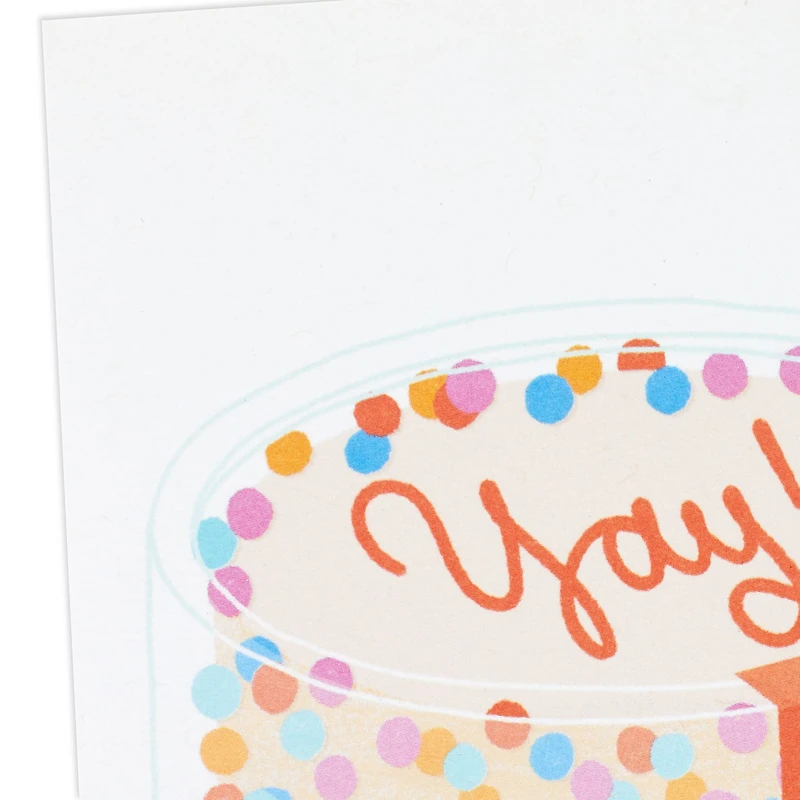 Yay Party Cake Celebration Card for only USD 3.99 | Hallmark