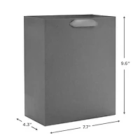 9.6" Solid Gray Medium Gift Bag for only USD 3.49 | Hallmark