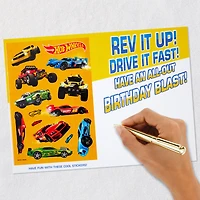 Mattel Hot Wheels™ Rev It Up Birthday Card With Stickers for only USD 4.59 | Hallmark