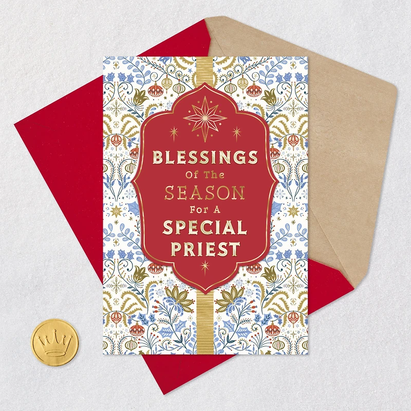 Blessings of the Season Religious Christmas Card for Priest for only USD 2.99 | Hallmark