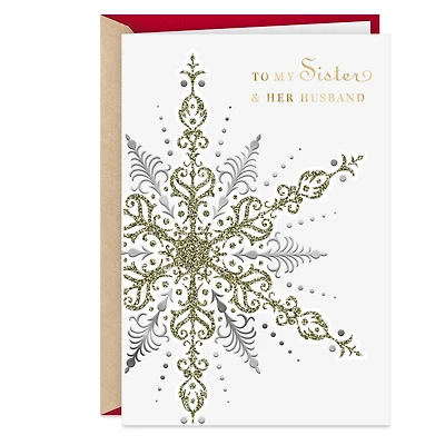 The Love We Share Christmas Card for Sister and Her Husband for only USD 3.99 | Hallmark