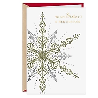 The Love We Share Christmas Card for Sister and Her Husband for only USD 3.99 | Hallmark