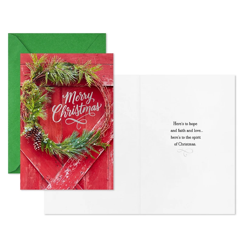 Rustic Red Barn Door Boxed Christmas Cards, Pack of 40 for only USD 15.49 | Hallmark