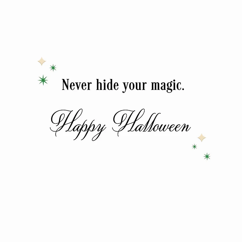 Wicked Never Hide Your Magic Halloween Card for only USD 3.99 | Hallmark