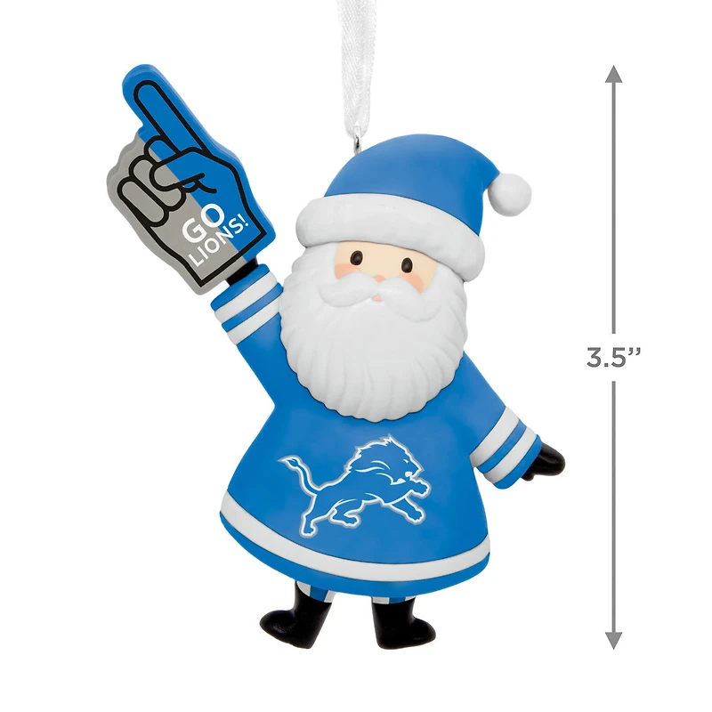 NFL Detroit Lions Santa Fan Hallmark Ornament for only USD 12.99 | Hallmark