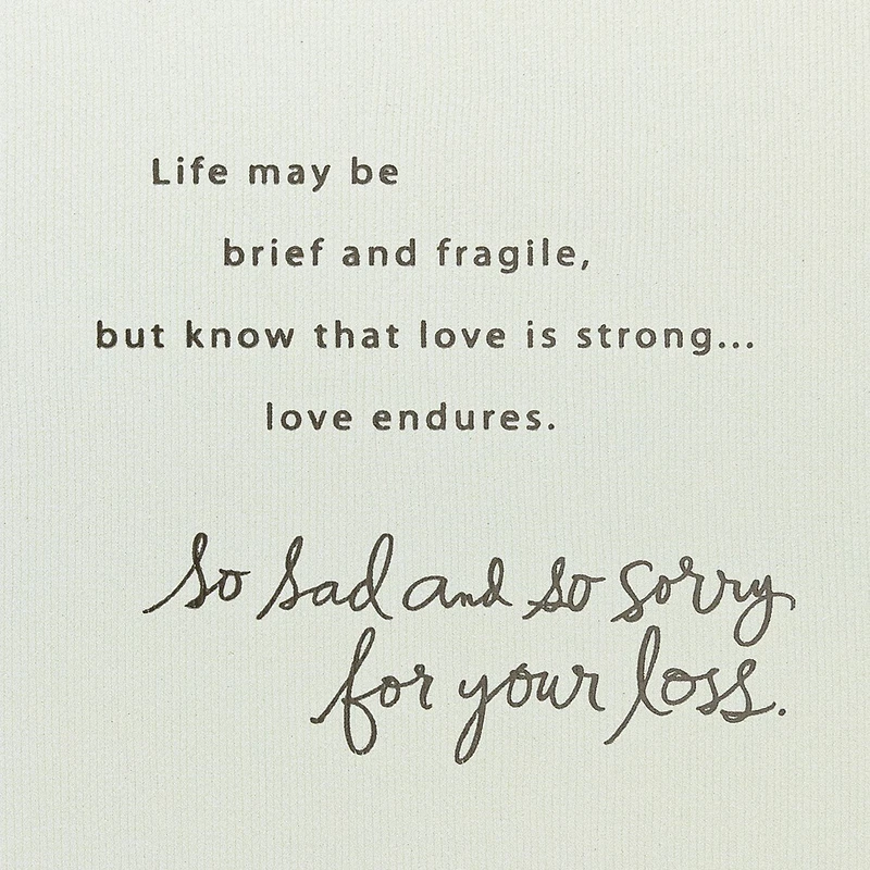 Comfort, Peace and Memories Sympathy Card for only USD 7.99 | Hallmark