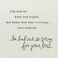 Comfort, Peace and Memories Sympathy Card for only USD 7.99 | Hallmark