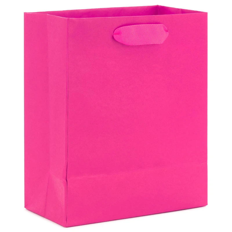 6.5" Solid Hot Pink Small Gift Bag for only USD 2.49 | Hallmark