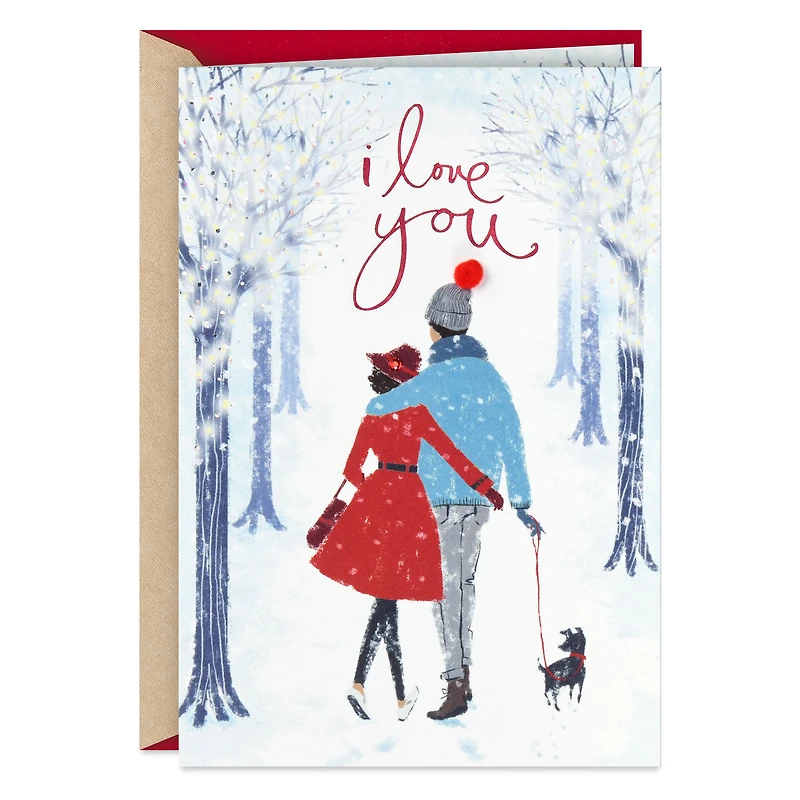 Saying I Love You Romantic Christmas Card for only USD 5.99 | Hallmark