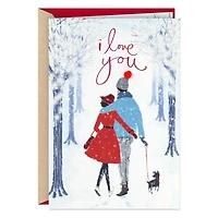 Saying I Love You Romantic Christmas Card for only USD 5.99 | Hallmark