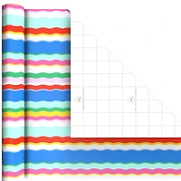 Stripes, Balloons and Dots 3-Pack Wrapping Paper Mini Roll Bundle, 60 sq. ft. total for only USD 9.99 | Hallmark