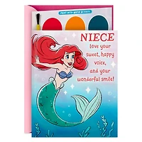 Disney The Little Mermaid Ariel Splashy Fun Birthday Card for Niece With Paint-With-Water Activity for only USD 5.99 | Hallmark
