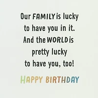 You Change the World Just By Being You Birthday Card for Son for only USD 5.99 | Hallmark