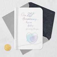Feeling So Many Things 25th Anniversary Card for Spouse for only USD 6.99 | Hallmark