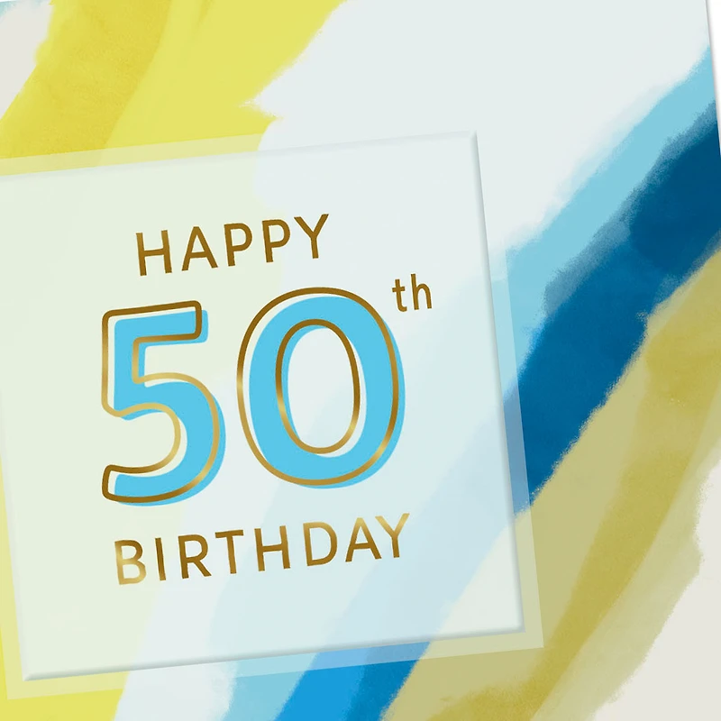 Enjoy Every Second 50th Birthday Card for only USD 2.99 | Hallmark