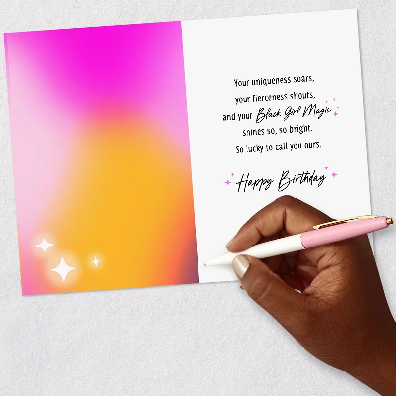 Your Black Girl Magic Shines So Bright Birthday Card for Daughter for only USD 3.59 | Hallmark