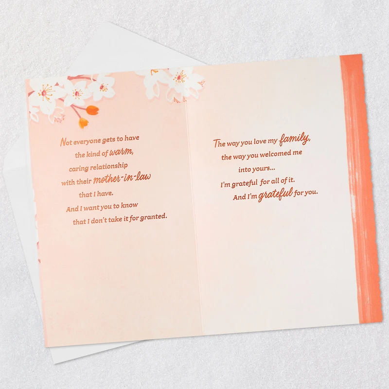 Grateful for You Birthday Card for Mother-in-Law for only USD 8.59 | Hallmark
