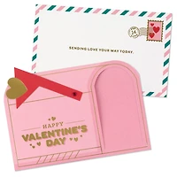 Sending Love Your Way Paper Craft Valentine's Day Card With Mini Card for only USD 5.99 | Hallmark