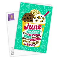 June and Ice Cream Custom Birthday Card for only USD 4.99 | Hallmark