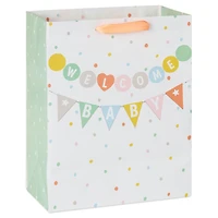 13" Welcome Baby Banner Large Gift Bag for only USD 5.49 | Hallmark