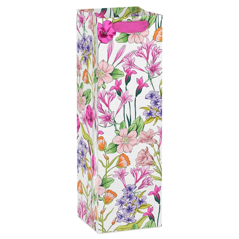 13" Spring Flowers Wine Gift Bag for only USD 4.99 | Hallmark