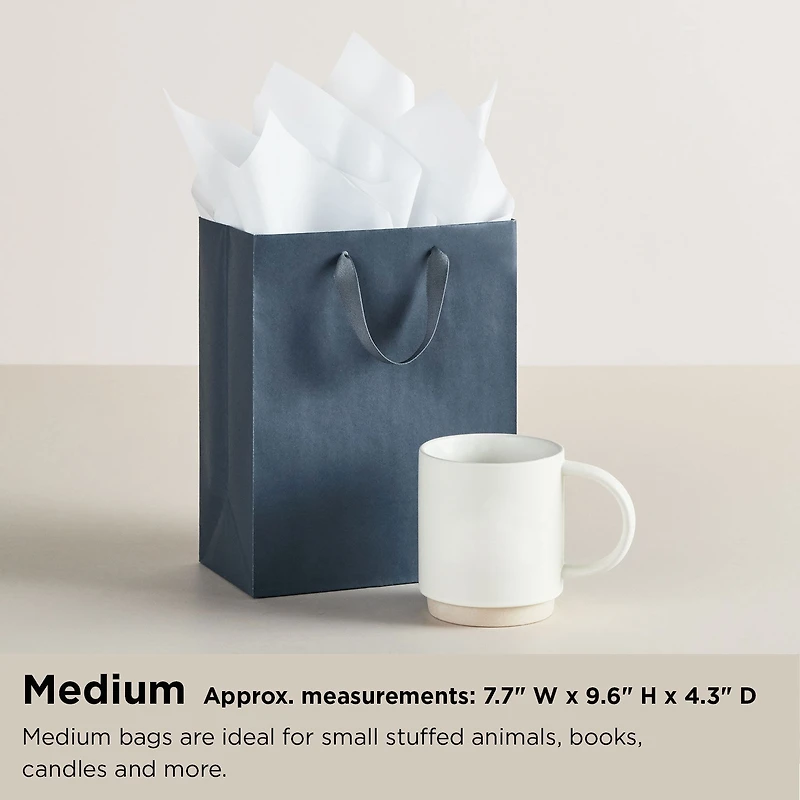 9.6" Gold Wildflowers Medium Gift Bag for only USD 3.99 | Hallmark