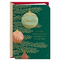 You Mean the World to Our Family Christmas Card for Uncle for only USD 3.99 | Hallmark