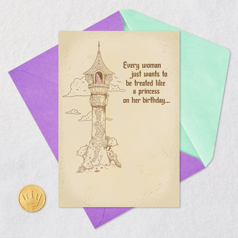 Treated Like a Princess Funny Birthday Card for Her for only USD 3.99 | Hallmark