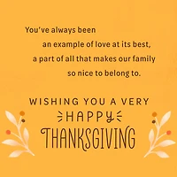 You're an Example of Love Thanksgiving Card for Aunt for only USD 2.99 | Hallmark