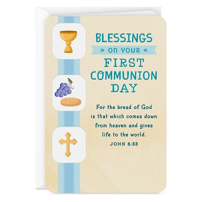 May You Feel Jesus' Presence First Communion Card for only USD 3.99 | Hallmark