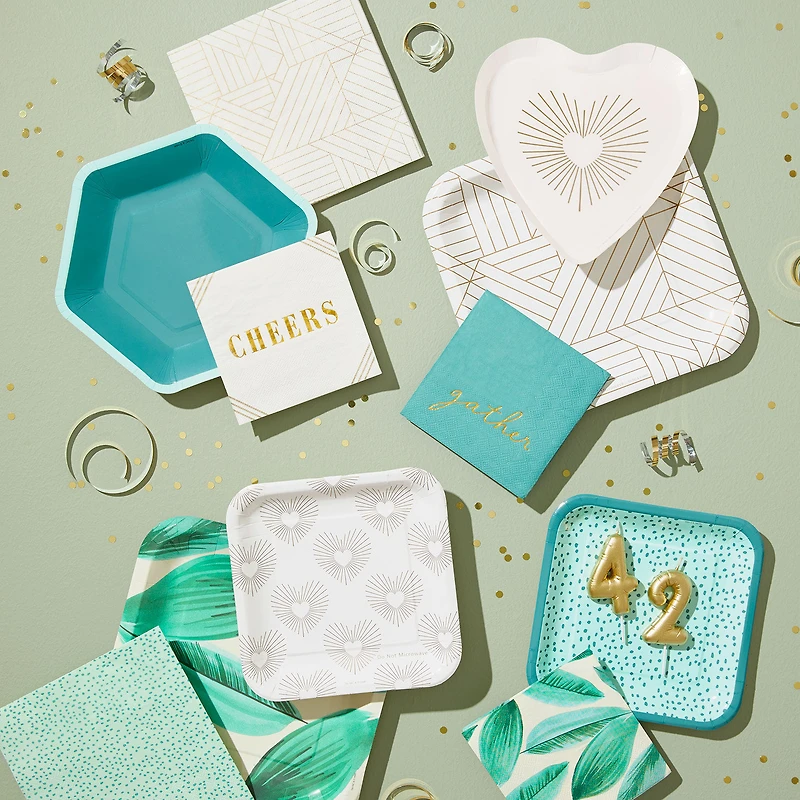 Jade Green "Gather" Cocktail Napkins, Set of 16 for only USD 4.49 | Hallmark