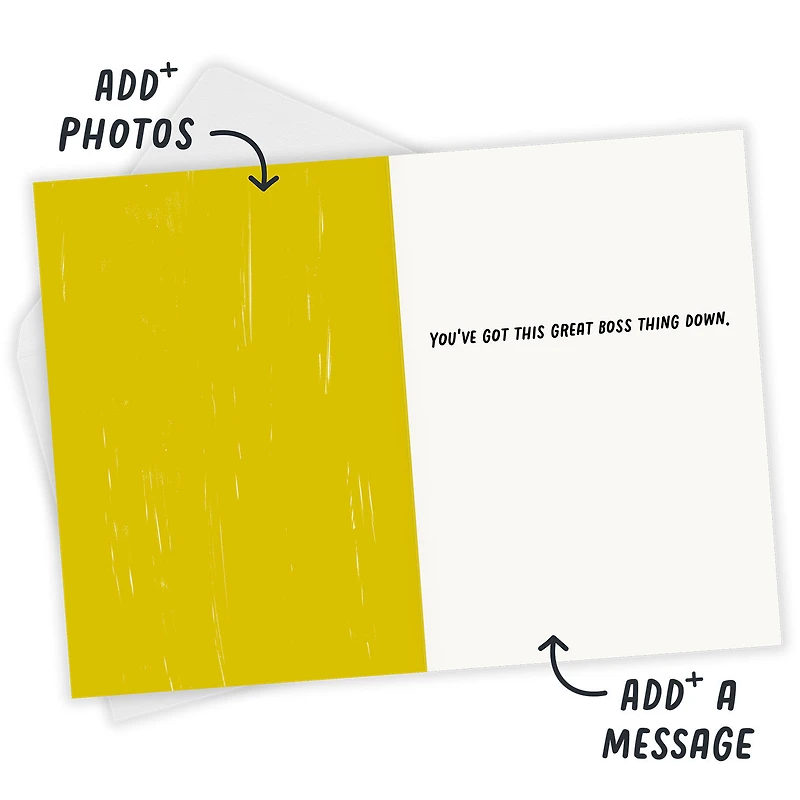 Colorful Lettering Custom Boss’s Day Card for only USD 4.99 | Hallmark